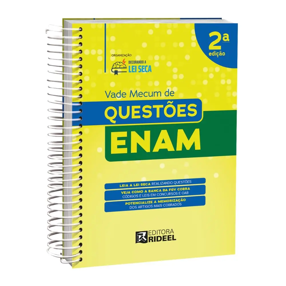 Decorando a Lei Seca - Vade Mecum de Questões - ENAM - 1