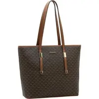 Bolsa Feminina Chenson Ombro New Elemento Gráfico 3485619 Café
