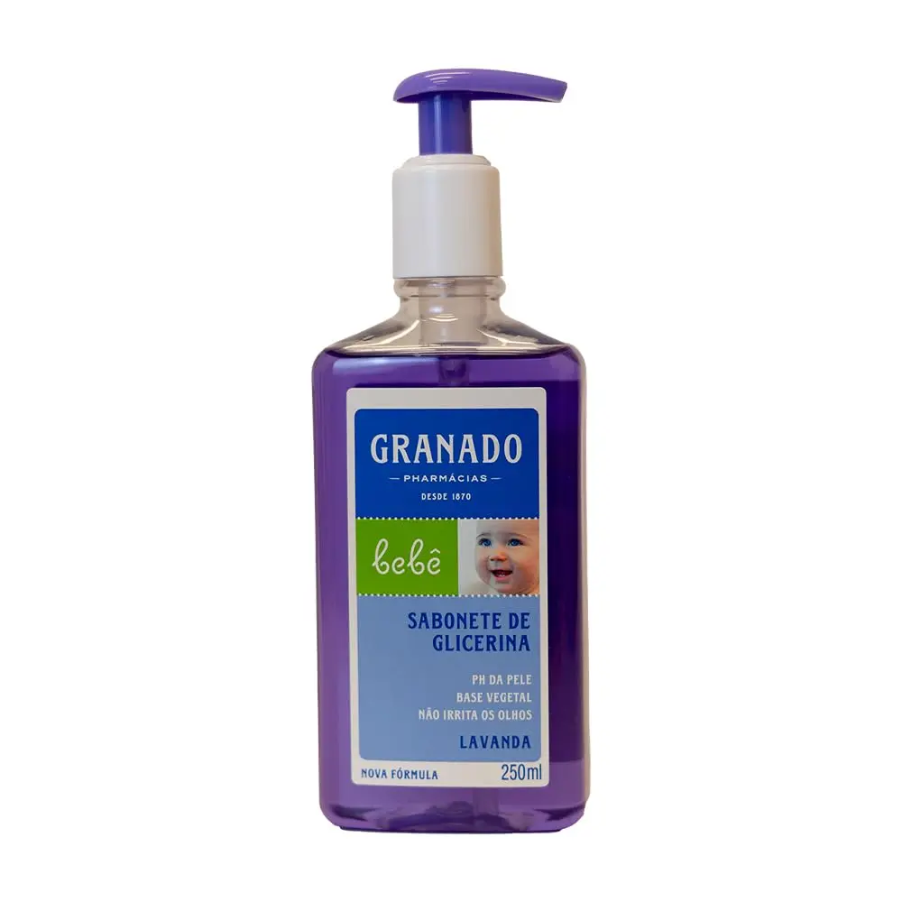 Granado Sabonete Líquido Bebê Glicerinado, Lavanda, 250ml