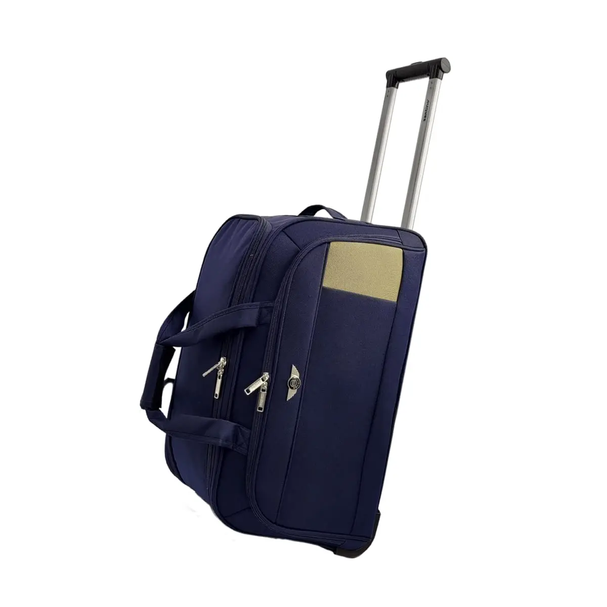 MALA SACOLA BOLSA MEDIA VIAGEM 2 RODAS POLIÉSTER SANTINO Cor:Azul;Tamanho:M