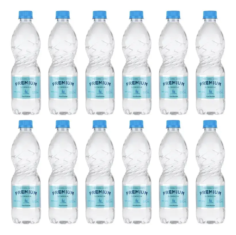 Água mineral Premium Lindoia 510ml sem gás pacote x 12 u