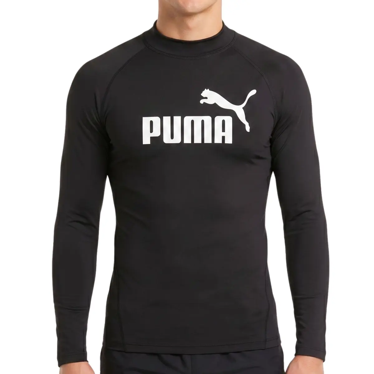 Camiseta Térmica Puma Manga Longa Poliamida Segunda Pele Masculina Academia Proteção UV 50+