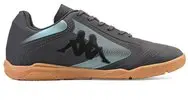 Chuteira Kappa Napoli Futsal Infantil - Grafite+Verde - 1