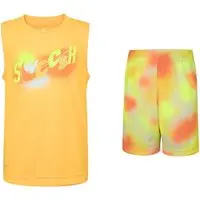 Conjunto Infantil Nike Dri-Fit Regata + Bermuda Hazy Rays
