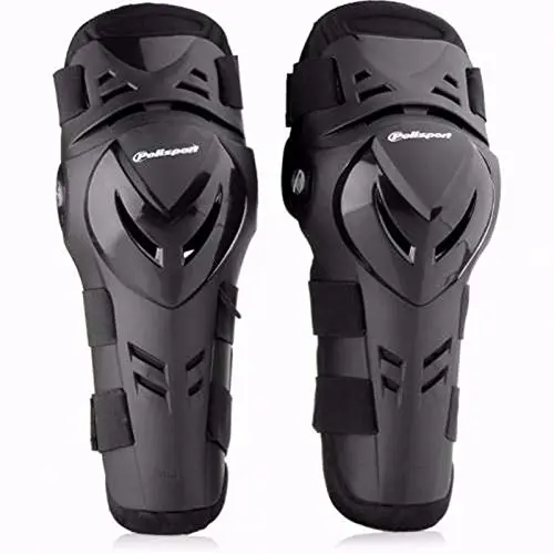 Joelheira Trilha Proteção Articulada Devil Polisport Preta