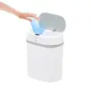 [R$40 Moedas/BR] Lixeira Inteligente 12L com Sensor Automático, Abertura Suave  - 1