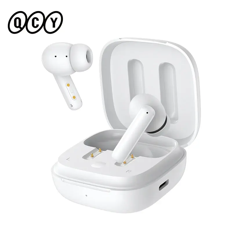 Fones de Ouvido Sem Fio QCY T13 ANC Bluetooth 5.3 com Cancelamento Ativo de Ruído, Headset com 4 Microfones ENC, Fones de Ouvido Intra-auriculares para Jogos - 1
