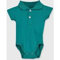 Infantil - Body Brandili Gola Polo Verde - 1