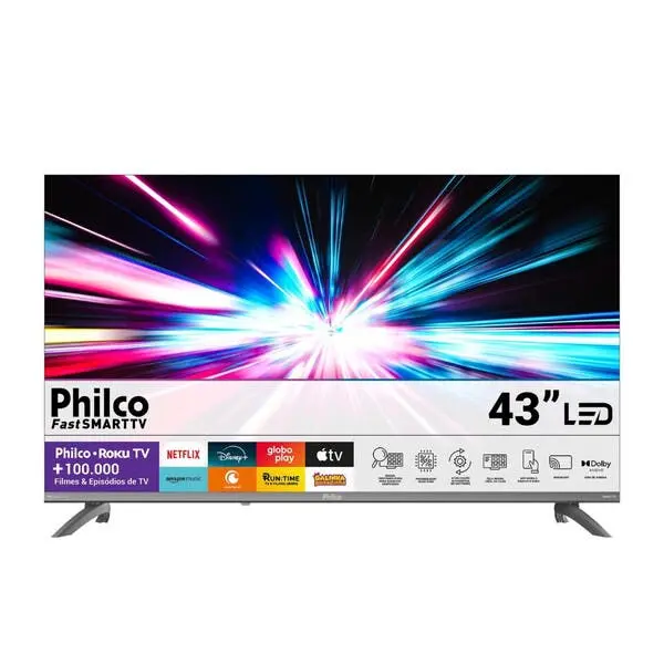 Smart Tv Philco 43 Polegadas Led Roku P43cra - 1