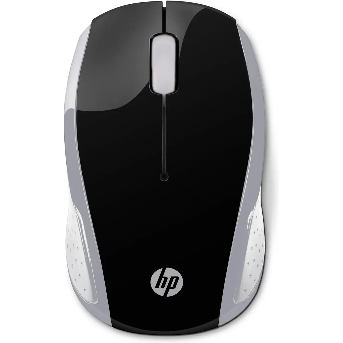Mouse sem Fio HP 200 Oman - com Sensor Óptico de até 1000 DPI, Ambidestro, Conexão Wireless com Receptor Nano de 2.4GHz e até 10 m de Distância, Prata (2HU84AA) - 1
