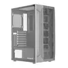 Gabinete Gamer Mid-Tower Vidro Branco PINWHEEL-W - 1