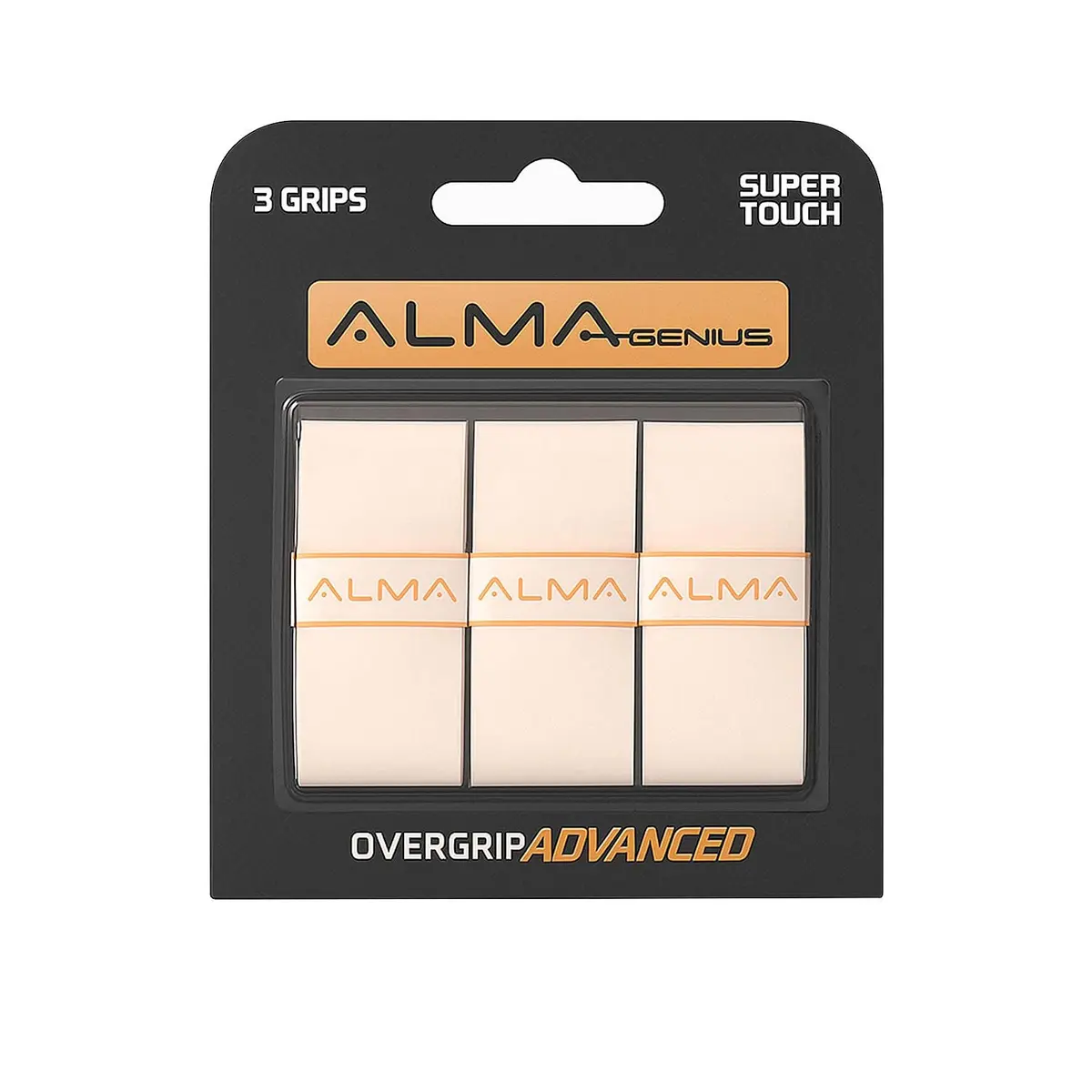 Overgrip Advanced Profissional 3 Unidades Branco Alma Genius