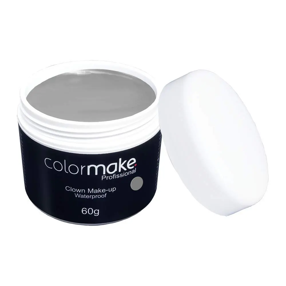 Colormake Clown Makeup Profissional 60G Prata