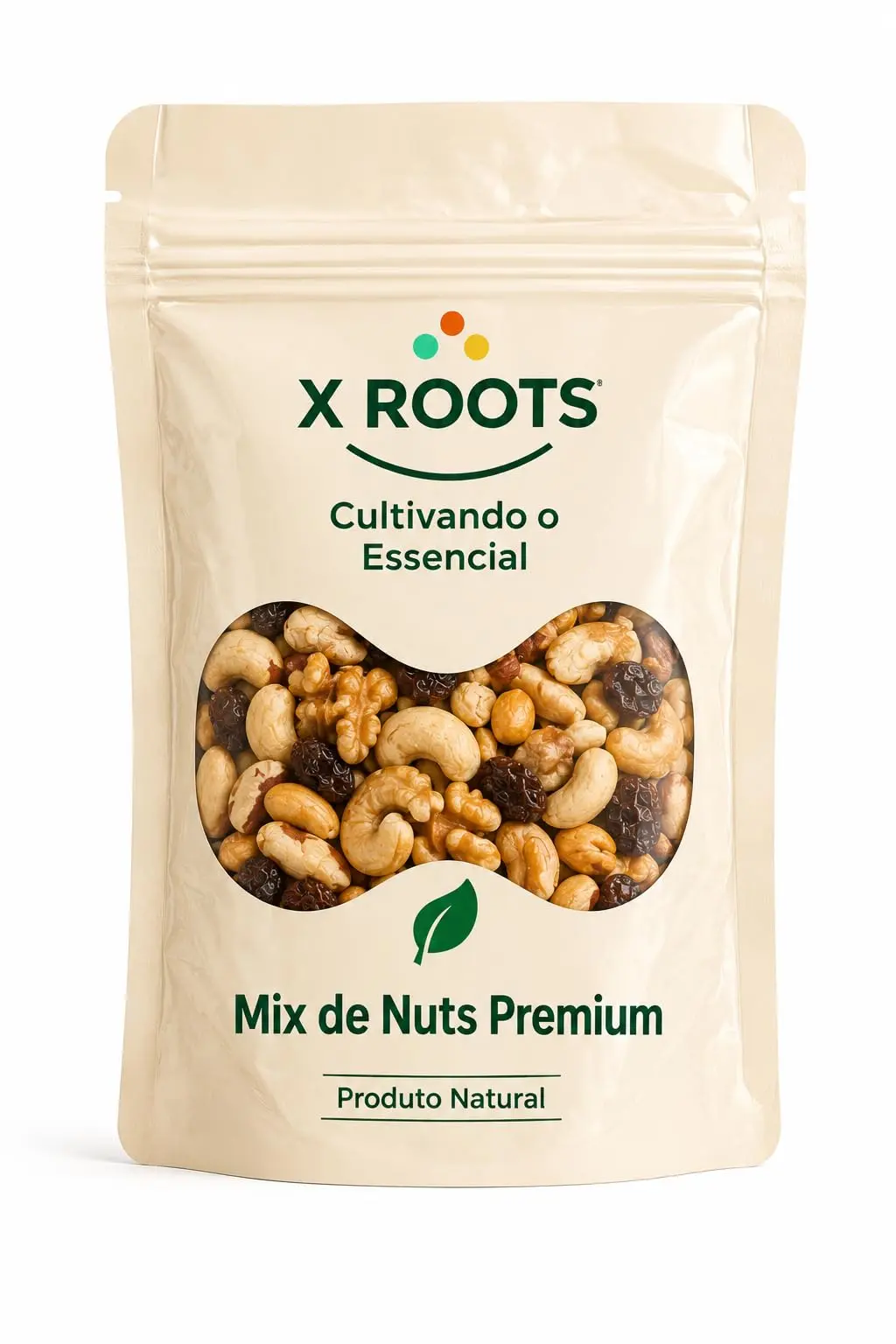 Mix de Nuts Premium (Castanhas, Nozes, Amendoas, Uvas Passas, etc) 500gr - X Roots