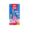 Tesoura Escolar Tris 13 cm Rosa com Cabo Ergonômico Unidade - 1