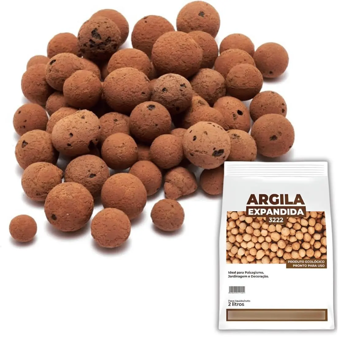 Argila Expandida 2 Litros - 1