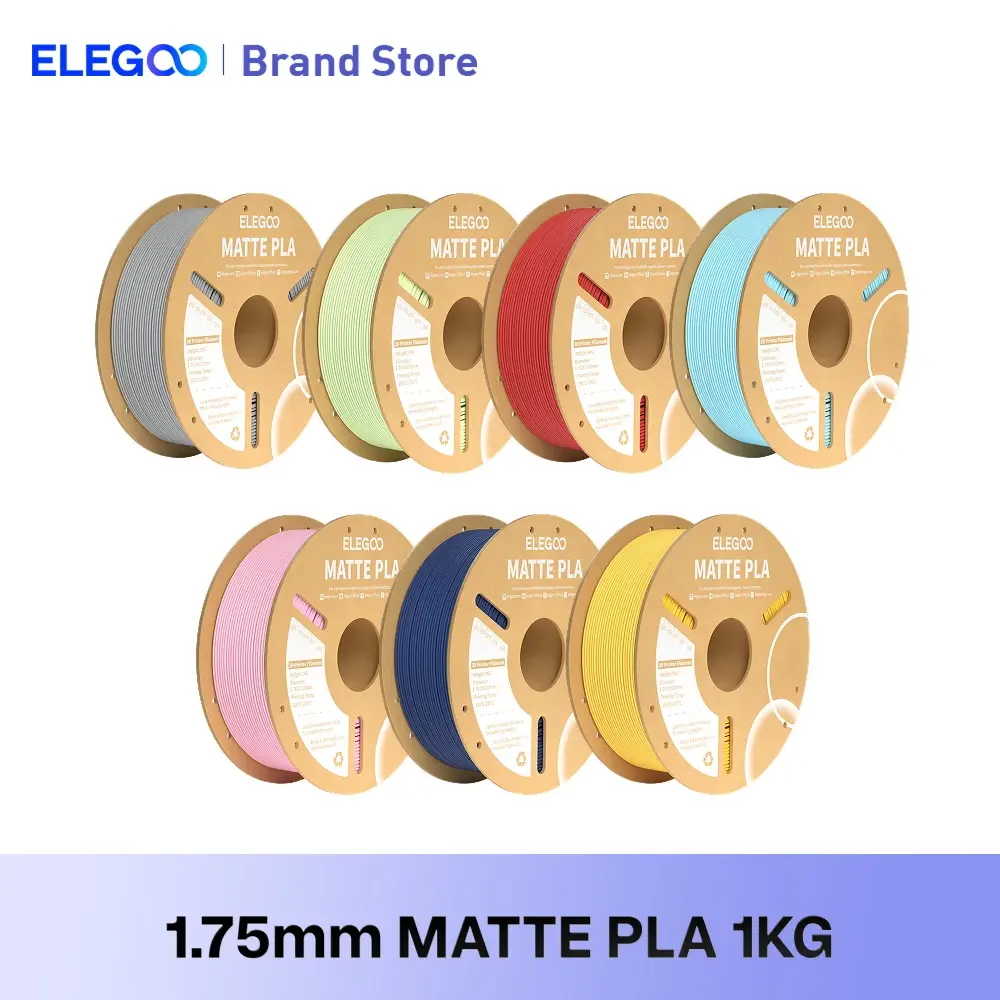 Filamento PLA fosco multicolorido ELEGOO 1,75 mm 1KG/2KG/4KG