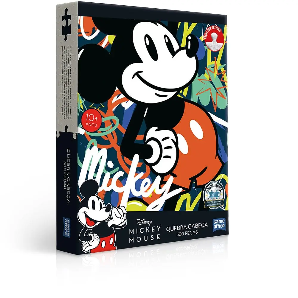 Toyster - Quebra-cabeça: Mickey - 500 peças - Game Office - 1