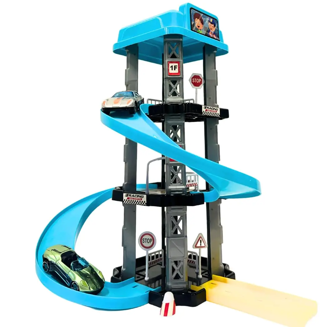 Pistas De Carrinhos Garagem Brinquedo De Menino Infantil Didático Estilo