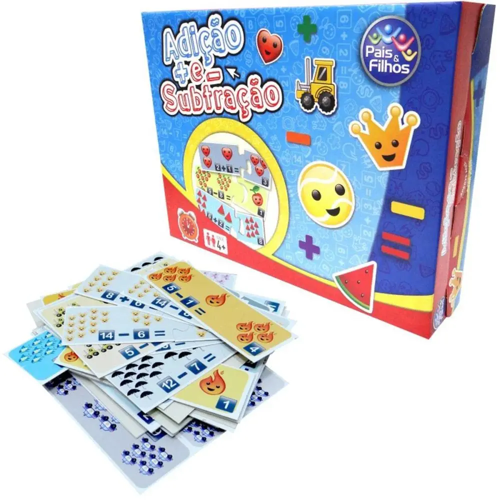 Jogo Diverso Adição e Subtração Pais E Filhos