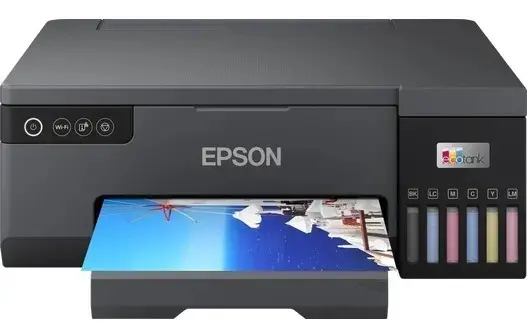 Impressora fotográfica Epson L8050 Ecotank Wifi Direct Clie, cor preta - 1