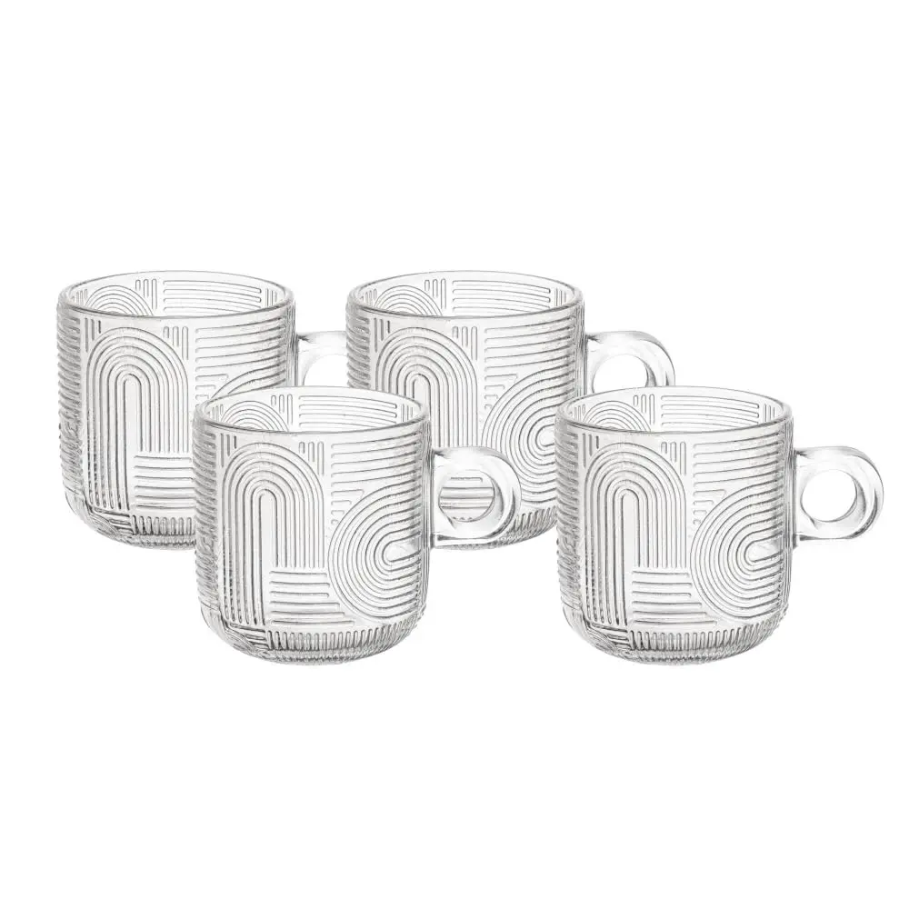 WOLFF - Conjunto 4 Xícaras de Vidro Frankfurt 100ml