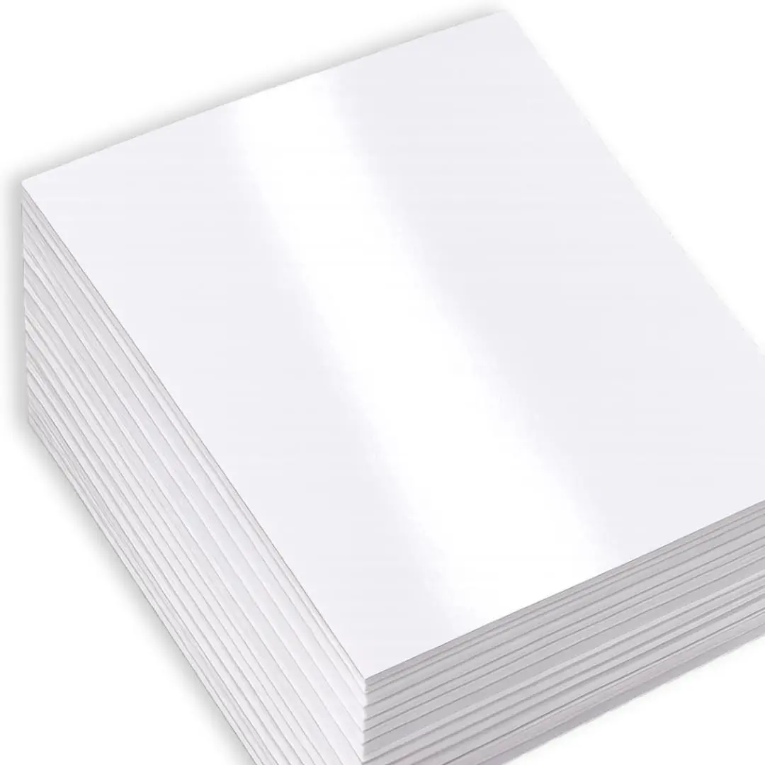 Papel Couchê Brilho A4 Diversas Gramaturas (90g a 350g) p/Impressão Laser (115g) - 1