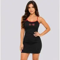 Vestido Flamengo Sol Feminino Preto - 1