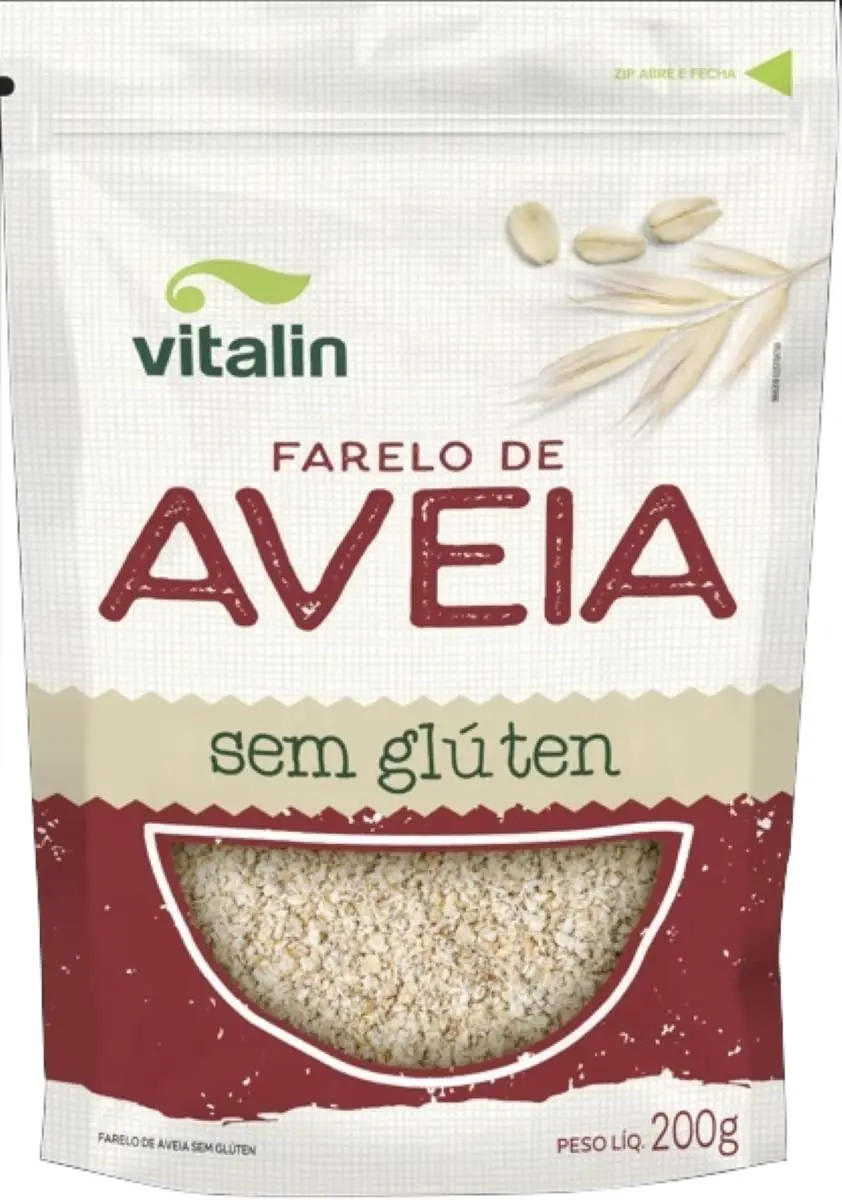 Vitalin Aveia Farelo Sem Glúten 200G - 1