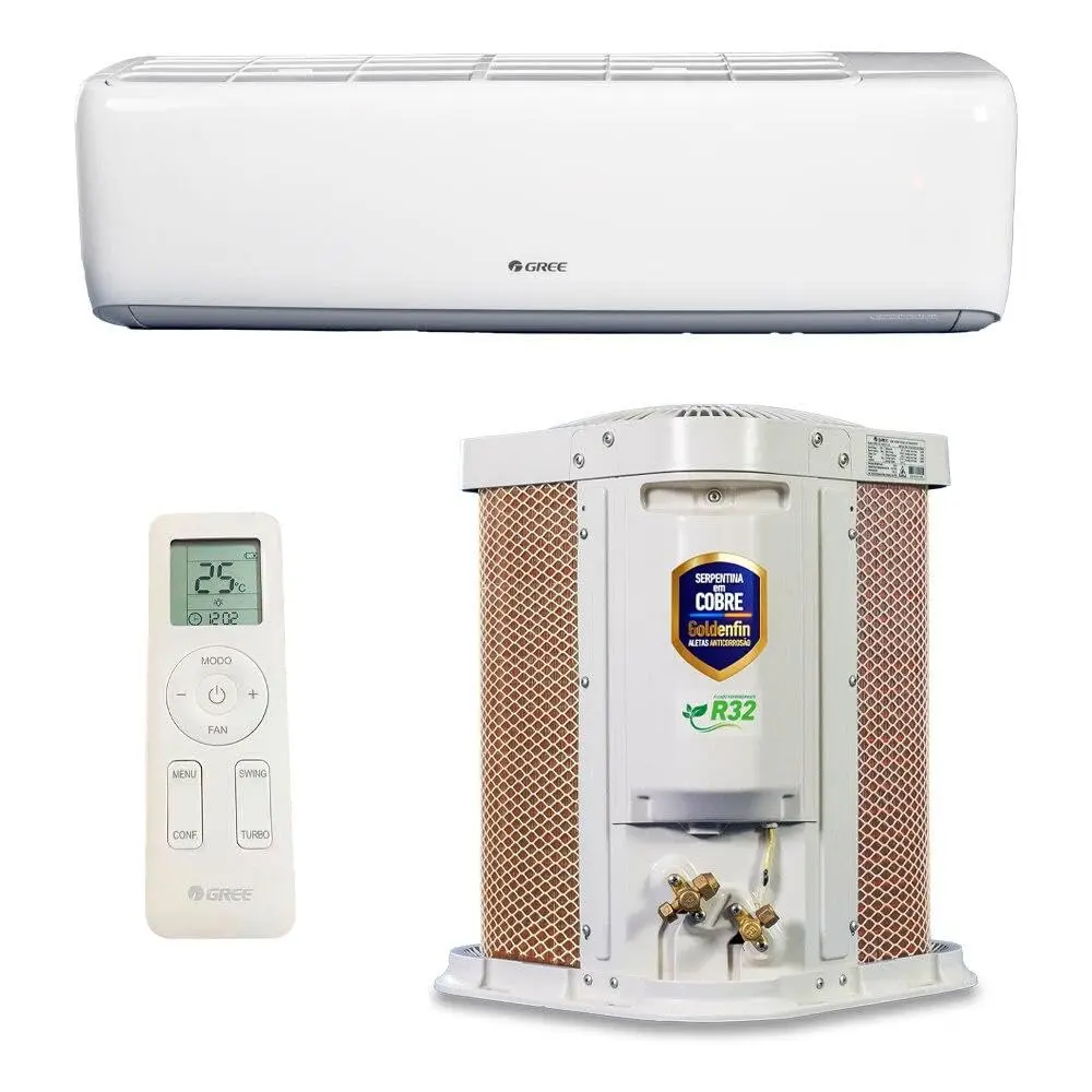 Ar-condicionado Split Inverter 9000 Btus Gree G-top Auto Connection High Wall Só Frio Gwc09ata-d6dna1a/gwc09ata-d6dna1a 220v