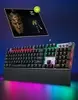 Teclado Gamer Aula F2058 RGB + Mousepad ABNT2 - 1