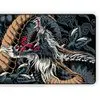 Mouse Pad Gamer Extra Grande 70x35 cm Dragão Azul com Borda Costurada – Speed e Performance Premium - 1