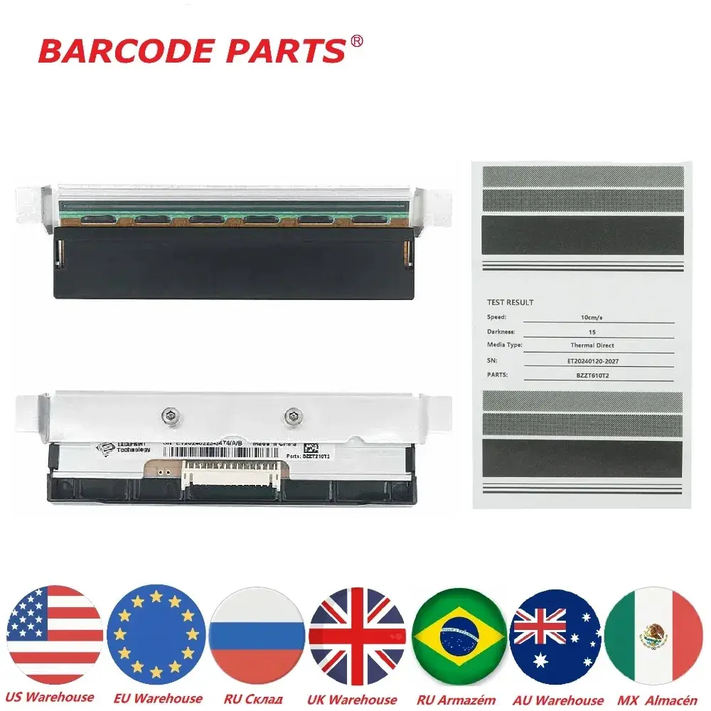 Nova cabeça de impressão zt230 para zebra zt210 zt220 zt230 impressora térmica 203dpi cabeça de impressão, P1037974-010