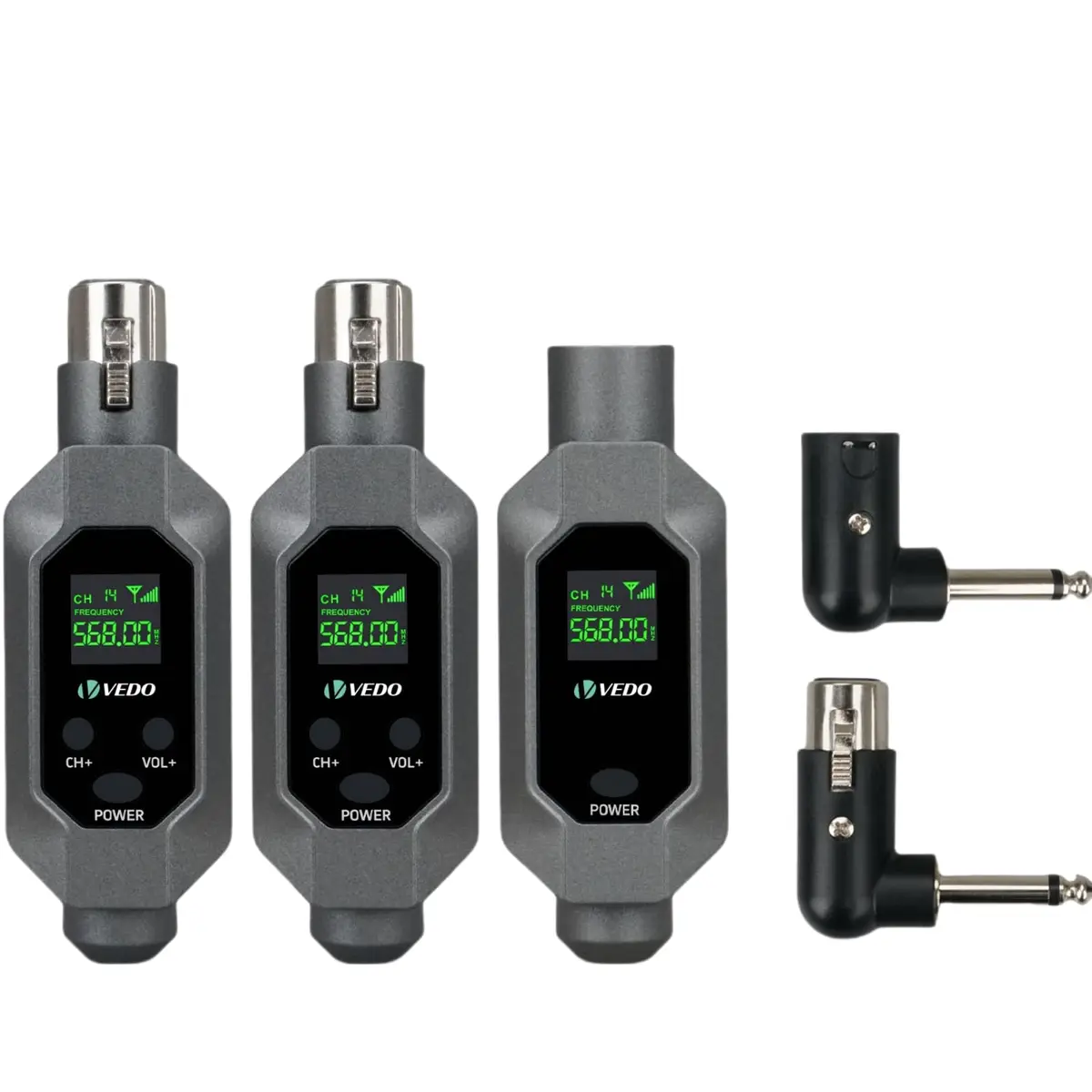 Conversor de microfone sem fio Transmissor e receptor XLR Sistema sem fio para microfone dinâmico para microfone com fio(Transmissor X1 Receptor X2)Envio de São Paulo, Brasil Instrumentos musicais