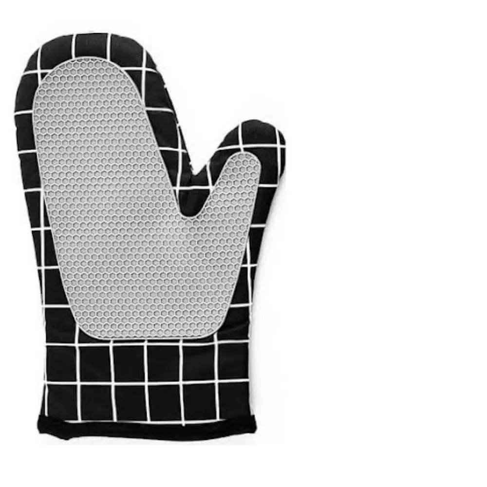 Luva Térmica para Forno e Fogão 1 Peça – Luva Resistente ao Calor para Panela e Formas Quente – Luva Anti Calor para Assar, Churrasco, Grill e Assadeira - UpShop (Preto)