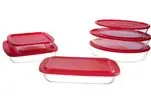 [Mastercard/Magalu] Conjunto de Assadeiras de Vidro Marinex 6 Peças - 1