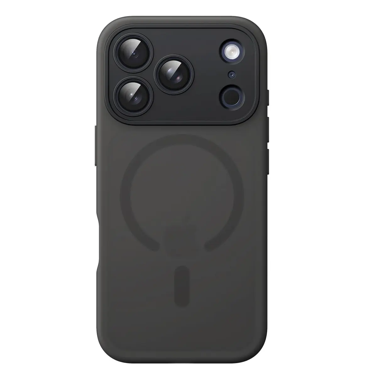 JETech Capa Fosca Magnética para iPhone 18 Pro Max/17 Pro Max, Preto | Compatível com MagSafe, Case de TPU Macio Translúcida, Anti-Amarelamento, Anti-Impressão Digital, À Prova de Choque