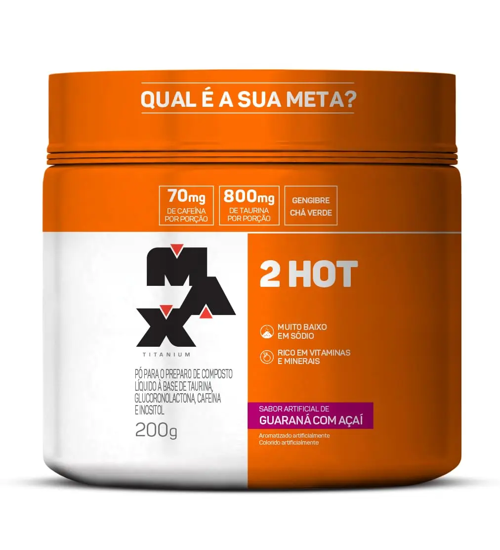 Max Titanium 2Hot Pote (200g) - Guaraná c/Açaí