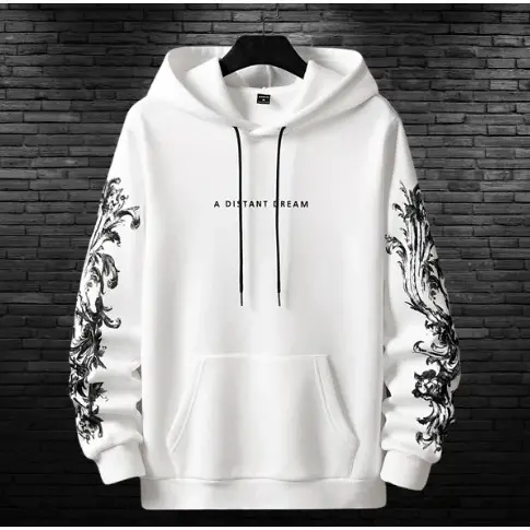 Moletom Fechado Estampado Capuz Agasalho Moda Streetwear Blusa A Distant Dream Manga Longa Flanelado - 1