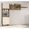 Cozinha Compacta Porto 5 Portas 2 Prateleiras 260cm - 1