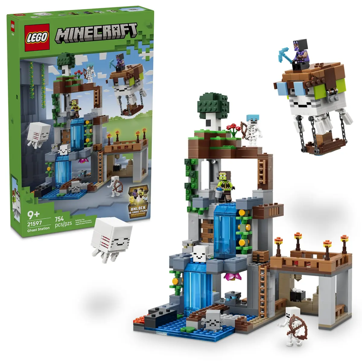 LEGO Minecraft Estação Ghast 21597 9+ anos 754 peças Building Kit