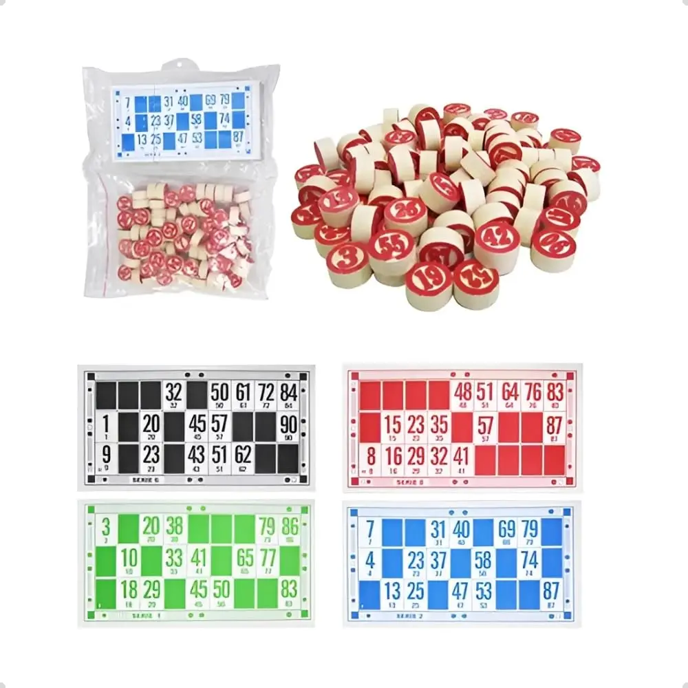 Jogo de Bingo Tradicional Kit Completo. - 1