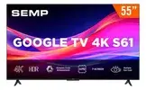 Smart Tv Google Tv Led 55 Ultra Hd 4k Semp 55s61 Bluetooth - 1