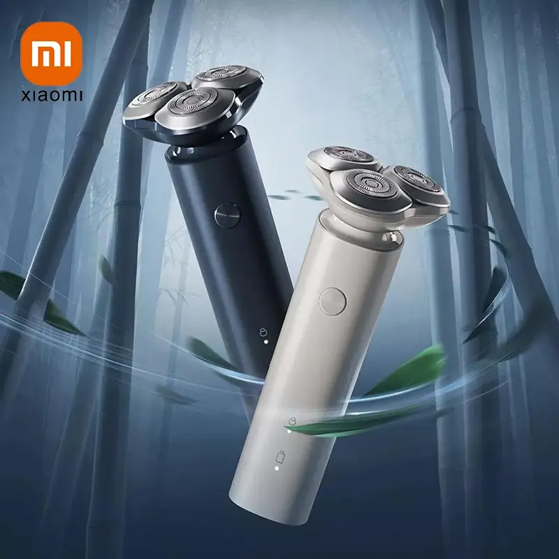 Barbeador Elétrico Xiaomi Mijia S101 Aprimorado para Homens, à Prova d'Água, para Uso a Seco e Molhado, Aparador de Barba