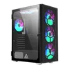 Gabinete Gamer Montech X3 Glass, Mid Tower, Black, ATX, Com 6 Fans, Vidro Temperado - 1