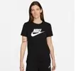 Camiseta Nike Sportswear Essentials Feminina - Preto+Branco - 1