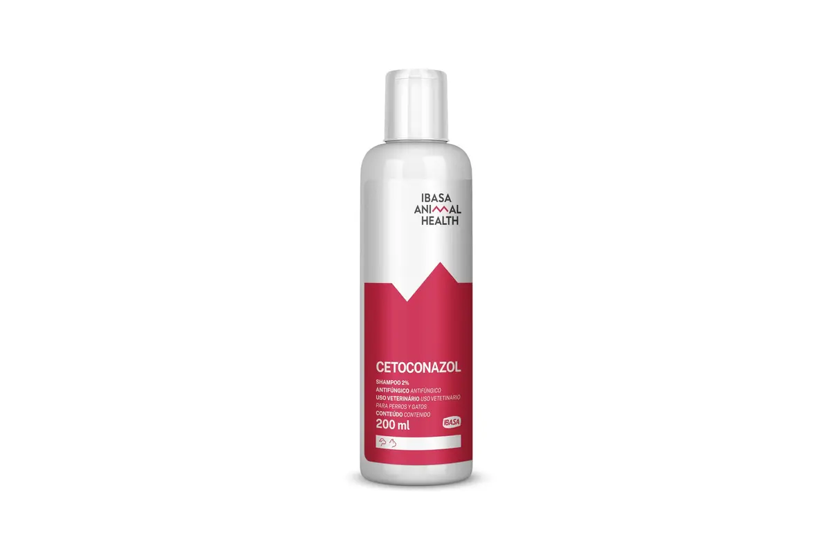 Ibasa Shampoo Antifúngico Cetoconazol Para Cães E Gatos 200Ml - 1
