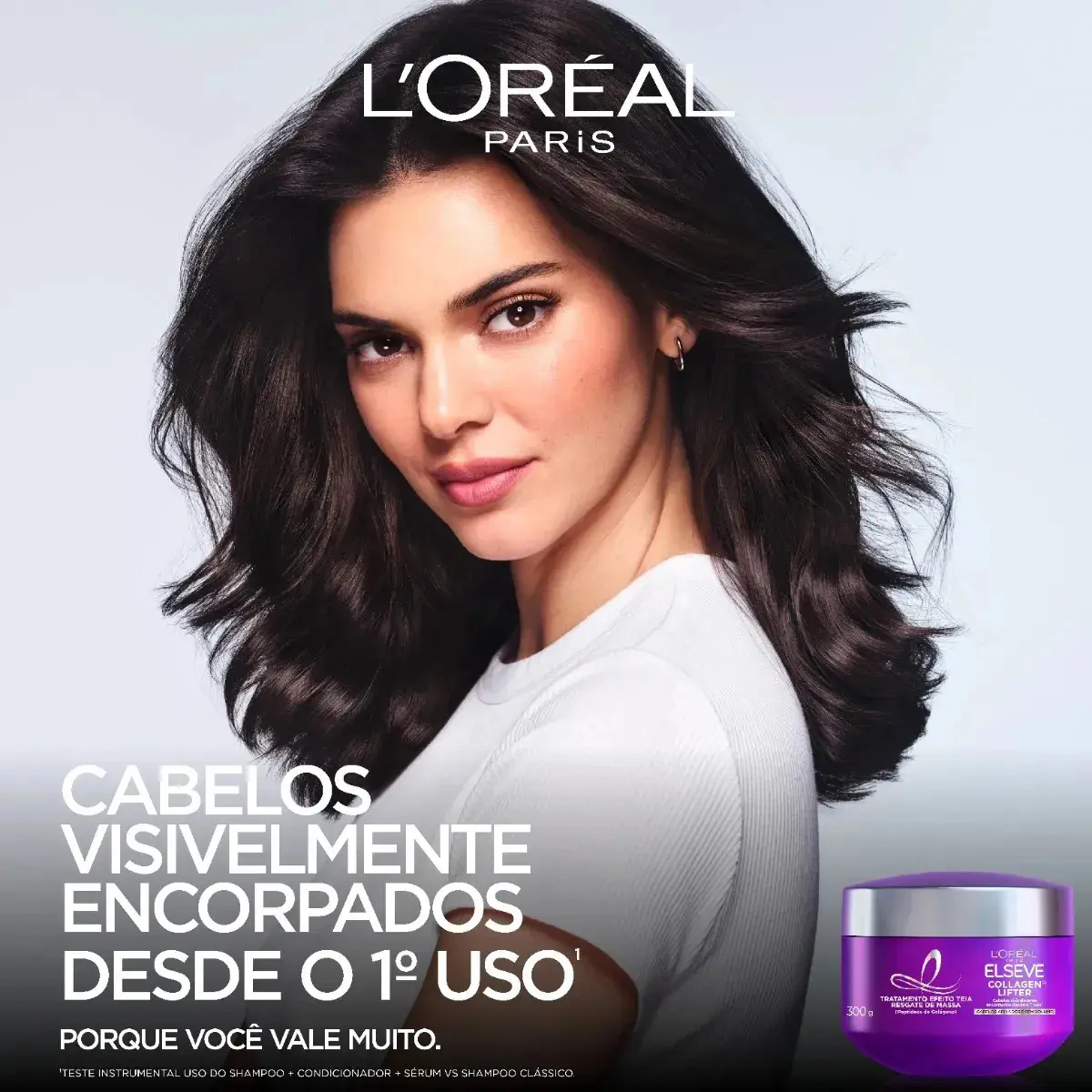 L'Oréal Paris Elseve Collagen Lifter Máscara de Tratamento Condicionante Efeito Teia Para Resgate de Massa com Peptídeos de Colágeno Reconstrói a Fibra e Dá Volume por 72h 300g thumbnail 7