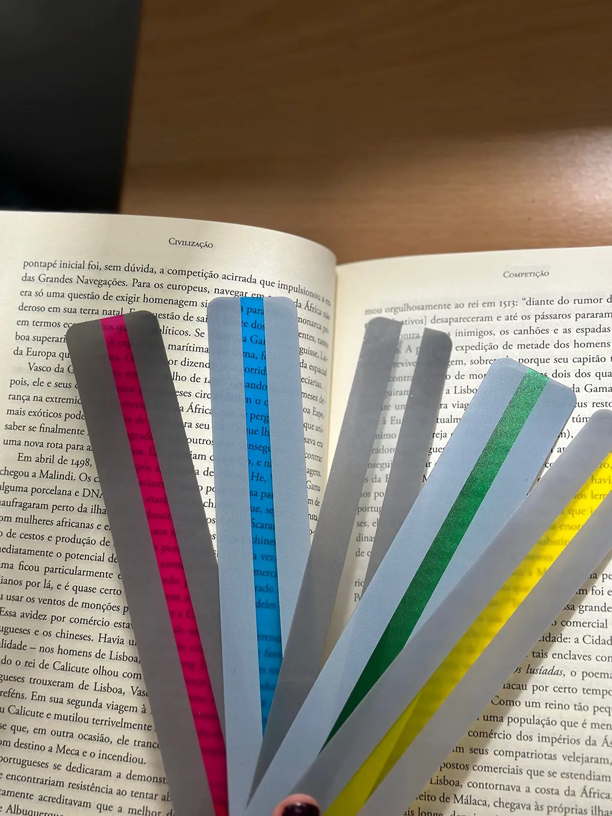 Kit com 2 Tiras de apoio a leitura guiada - Tecnologia Assistiva para TDAH, Irlen e Autismo – Cores Sortidas – Eu amo Leitura - 1
