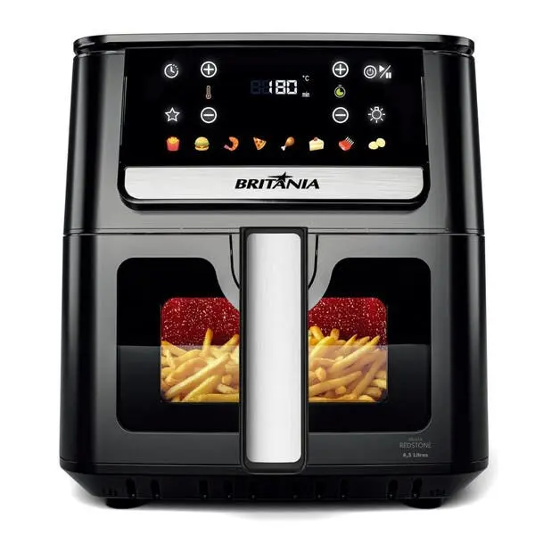 Fritadeira Elétrica Air Fryer Britânia 6,5l Baf65a